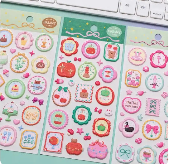 Dreamy Puffy Sticker Sheet