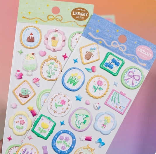 Dreamy Puffy Sticker Sheet