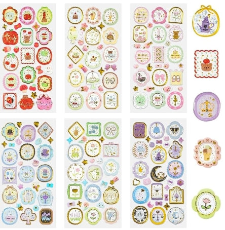 Crystal Kawaii Sticker Sheet