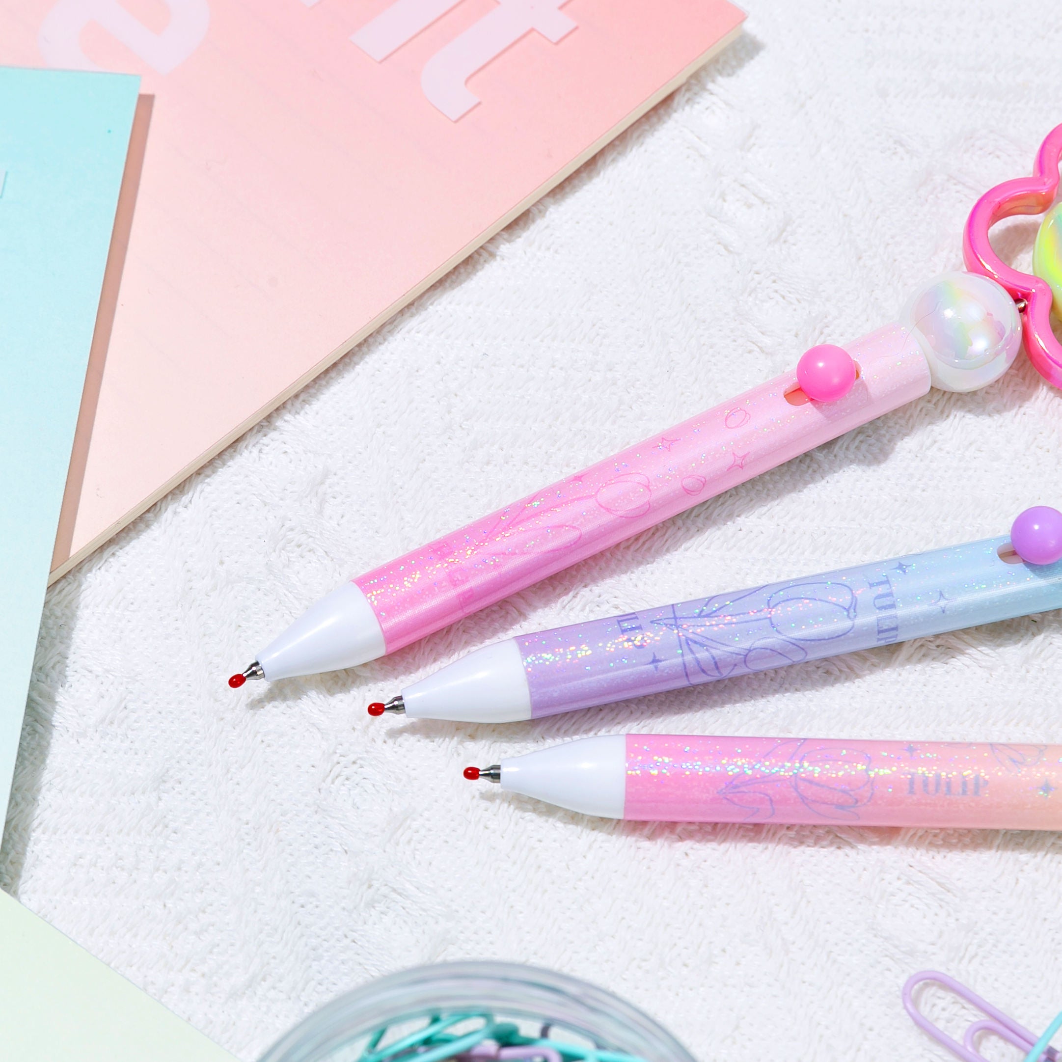 Crystal Tulip Gel Pen