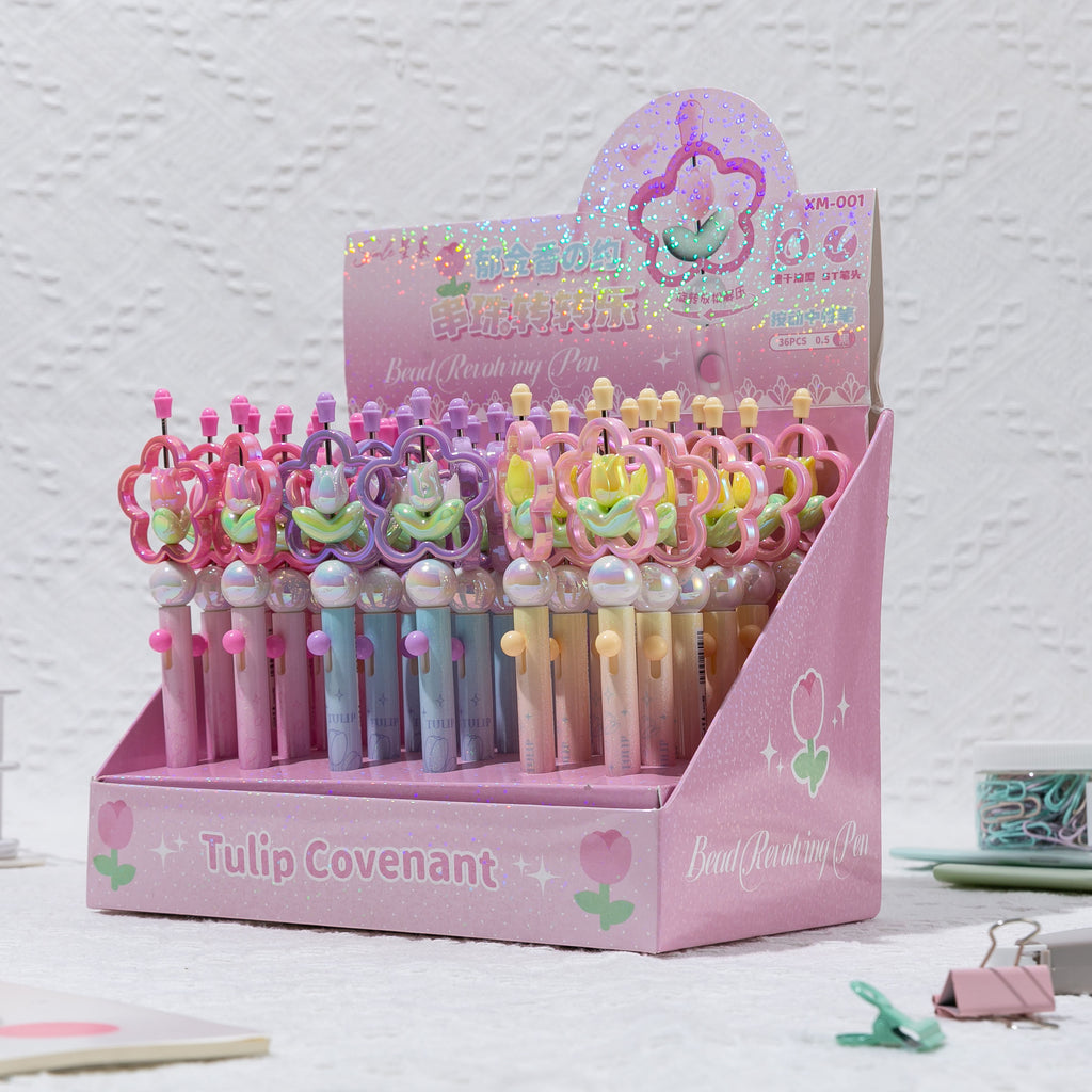 Crystal Tulip Gel Pen