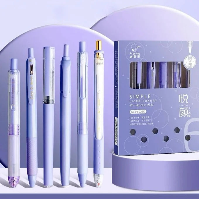 Kawaii Purple Pen & Highlighter Duo