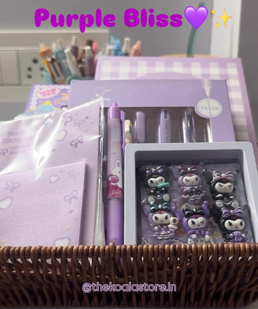 Purple Bliss Hamper (with transparent box)