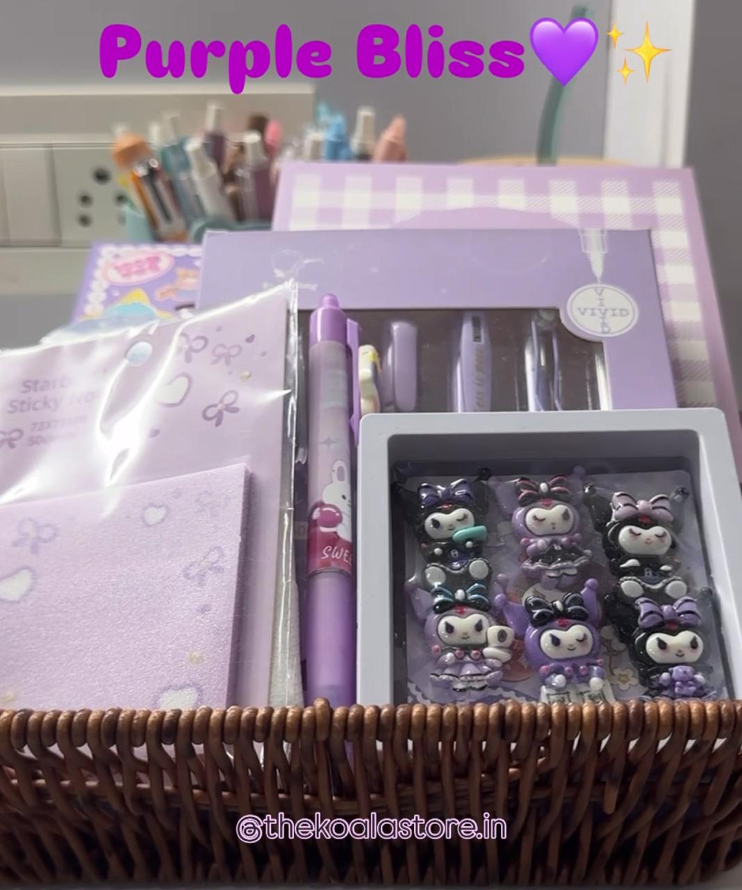 Purple Bliss Hamper (with transparent box)