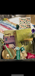 “Green Hamper in Box – Cute & Aesthetic Stationery Gift Set for Her | Birthday, Friendship, Kawaii Gifts”