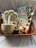 🤍 White Hamper — Elegance in Every Surprise! 🤍 (with transparent box)