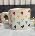 Heart Mug - Handmade Ceramic Coffee Mug | Perfect Gift for Loved Ones