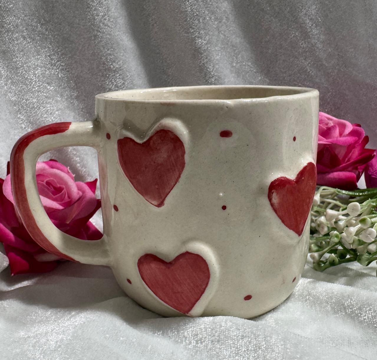3D Heart Pop Up Mug