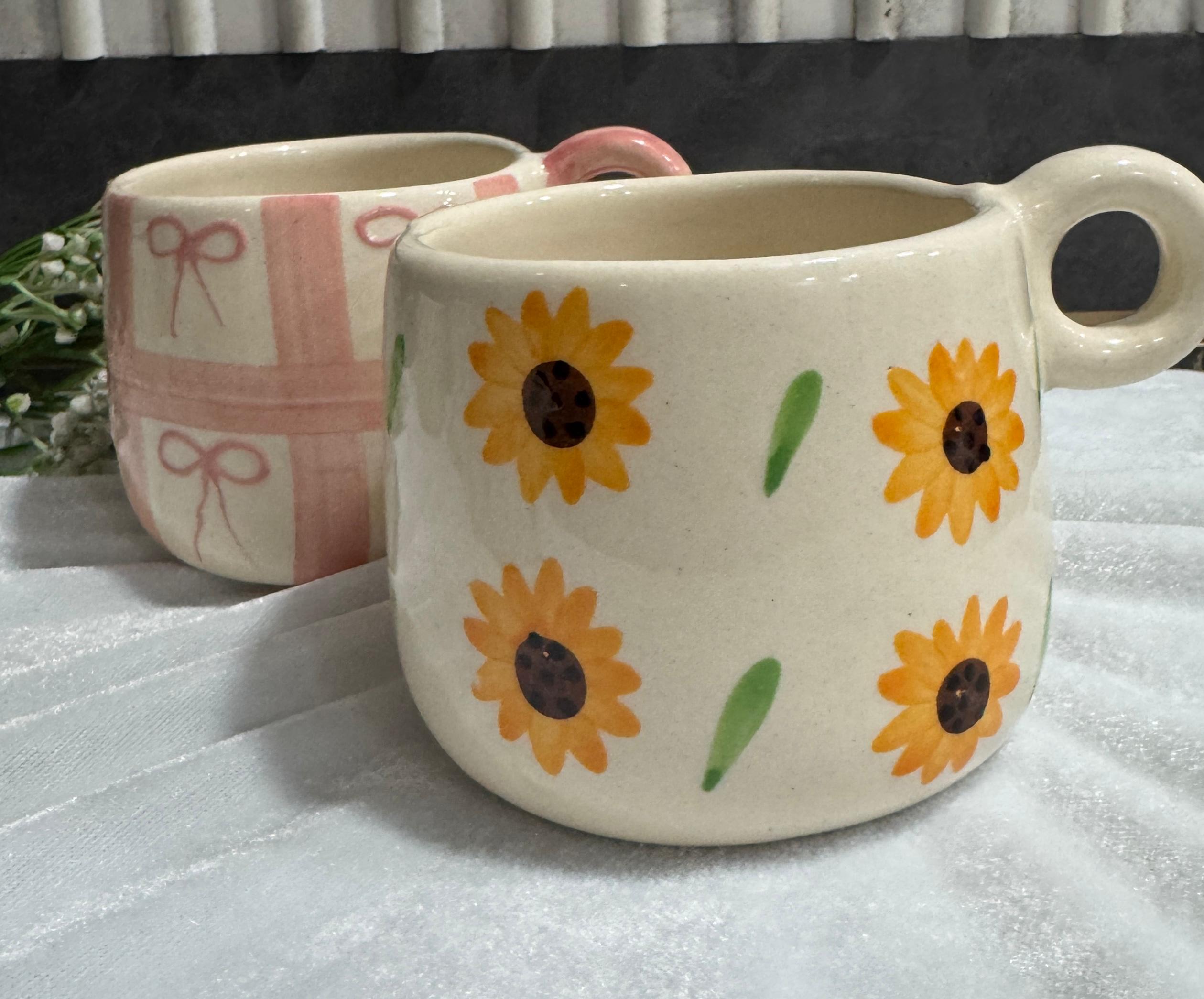 Sunflower And Bow Mug