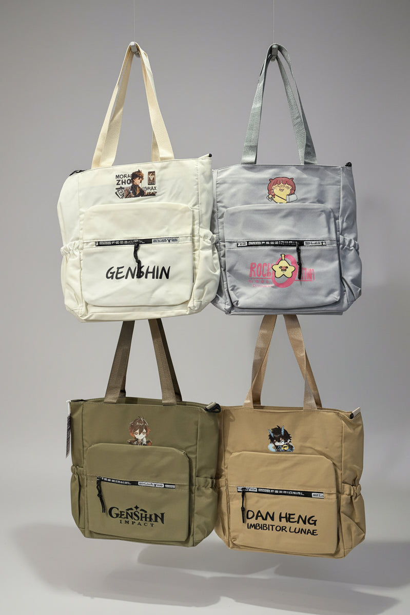 Cute Character Korean Tote Bags
