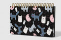 Cute Kitty Spiral Diary