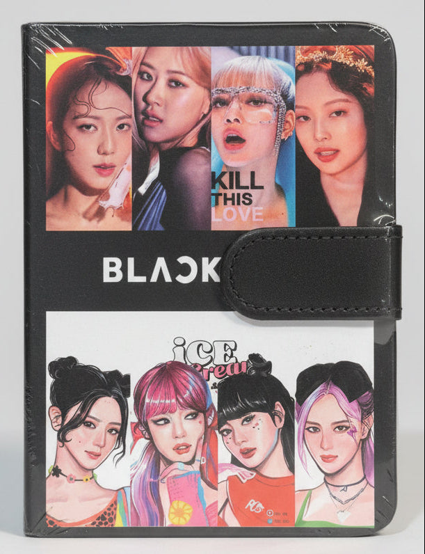 Black Pink Magnetic Diary