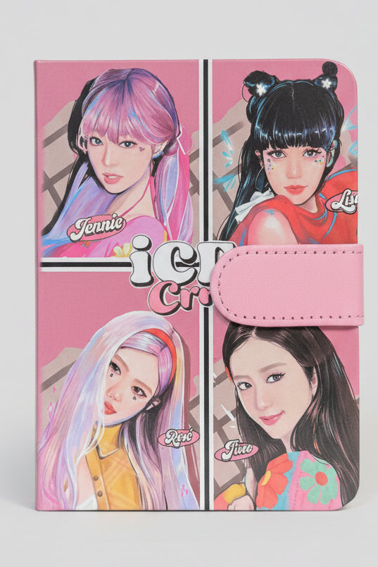 Black Pink Magnetic Diary