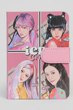 Black Pink Magnetic Diary