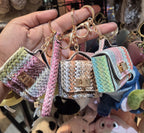 Multicolor Pouch Bag Charm