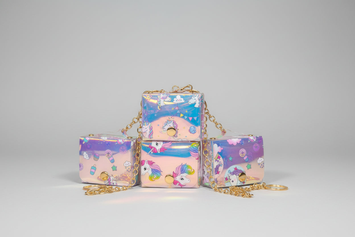 Holographic Unicorn Keychain