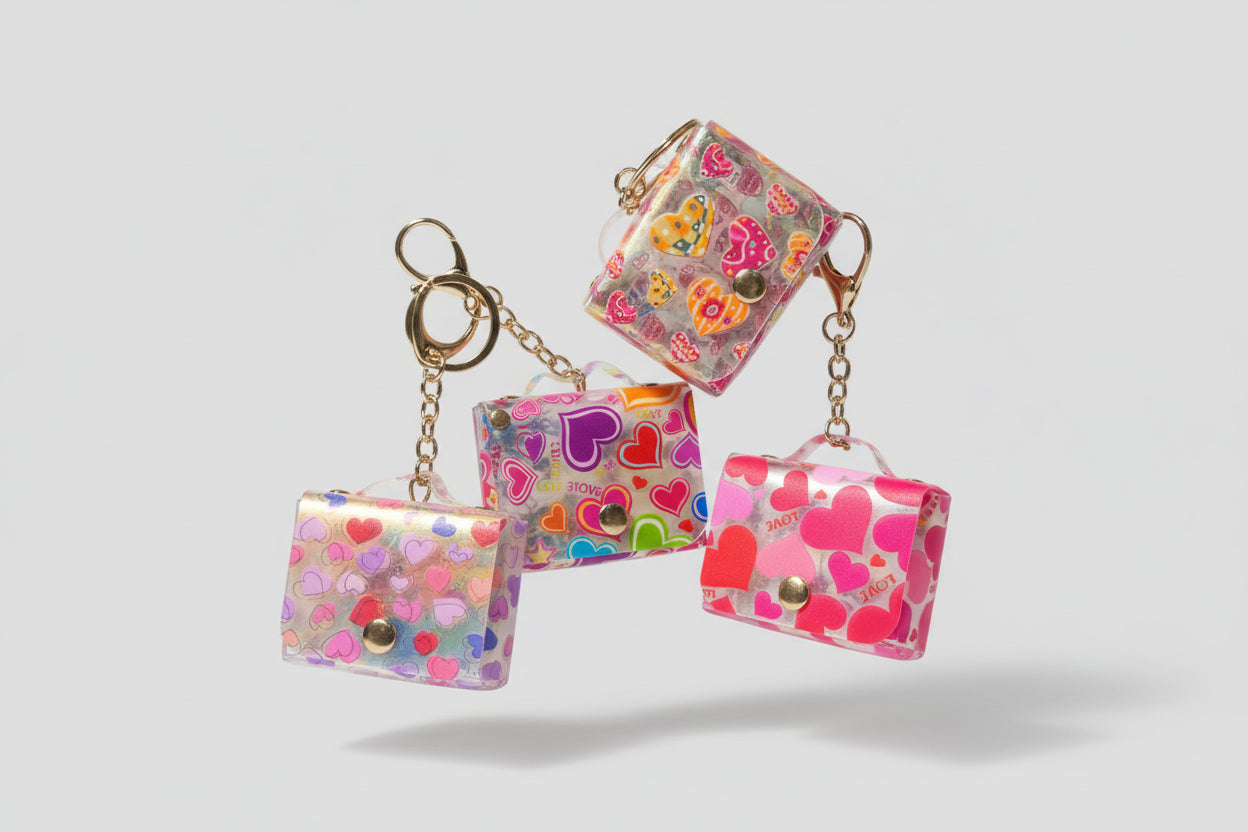 Holographic Heart Pouch