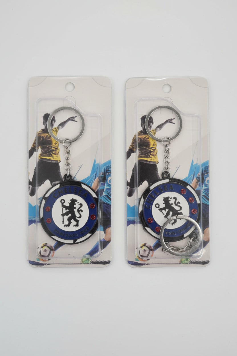 Football Team Spinner Keychain