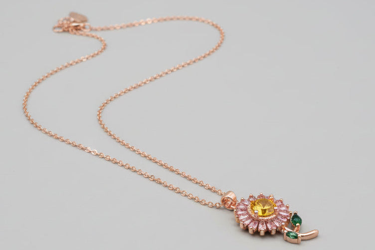 Sunflower Necklace