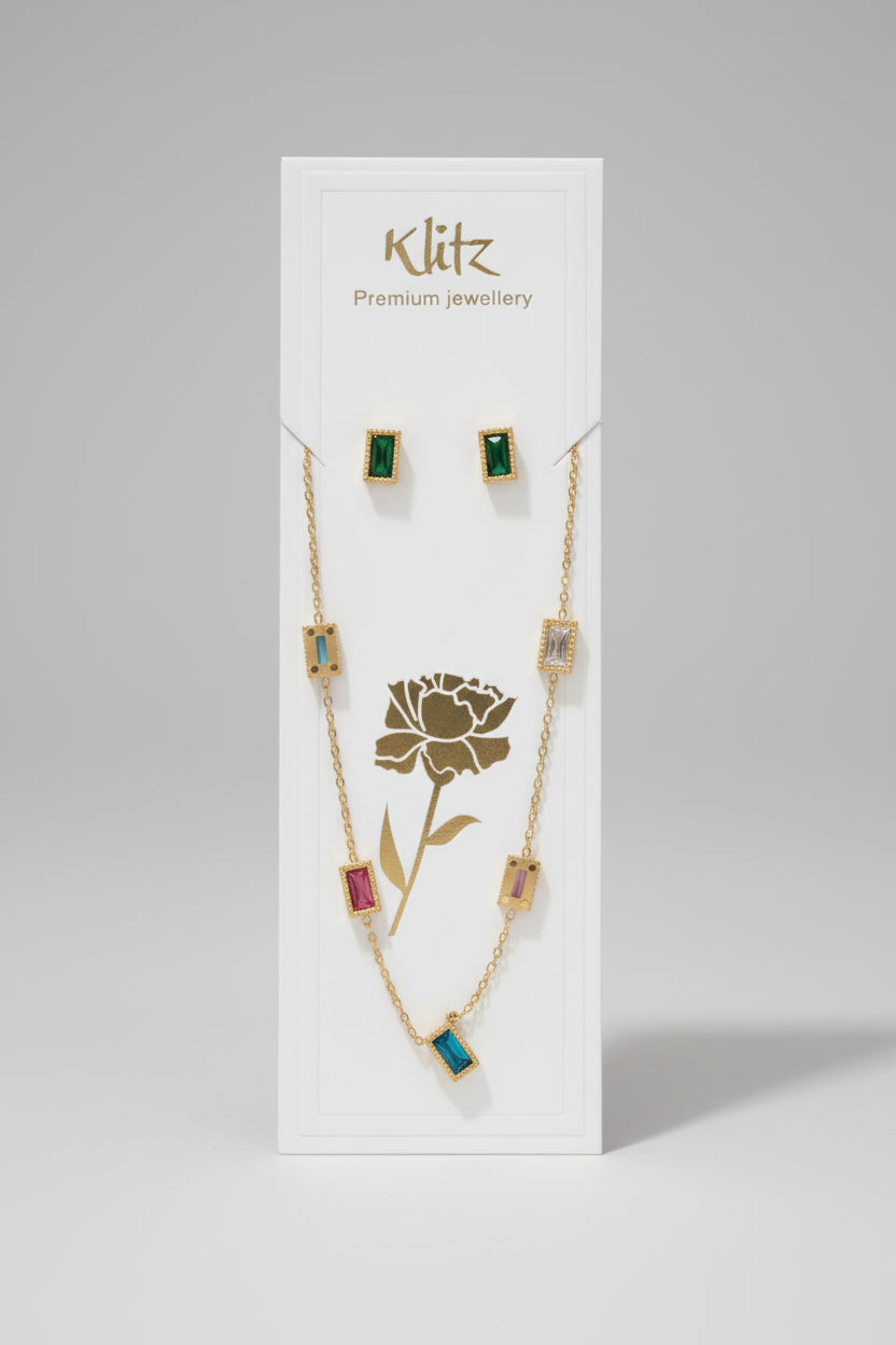 Colorful Pearl Necklace