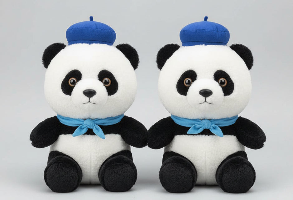 Panda In School Uniform