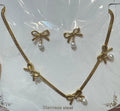 Bow Design Set Of Jewellery