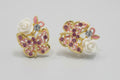 Butterfly And Rose Earring
