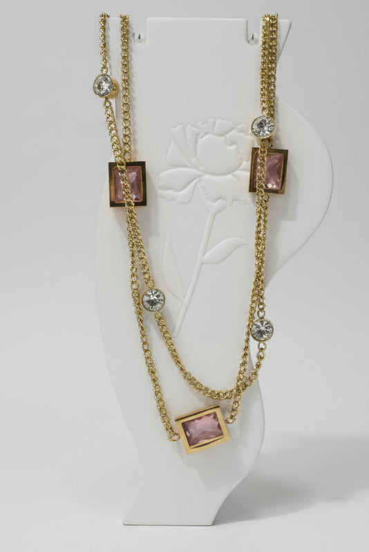 Pink Diamond Anklet