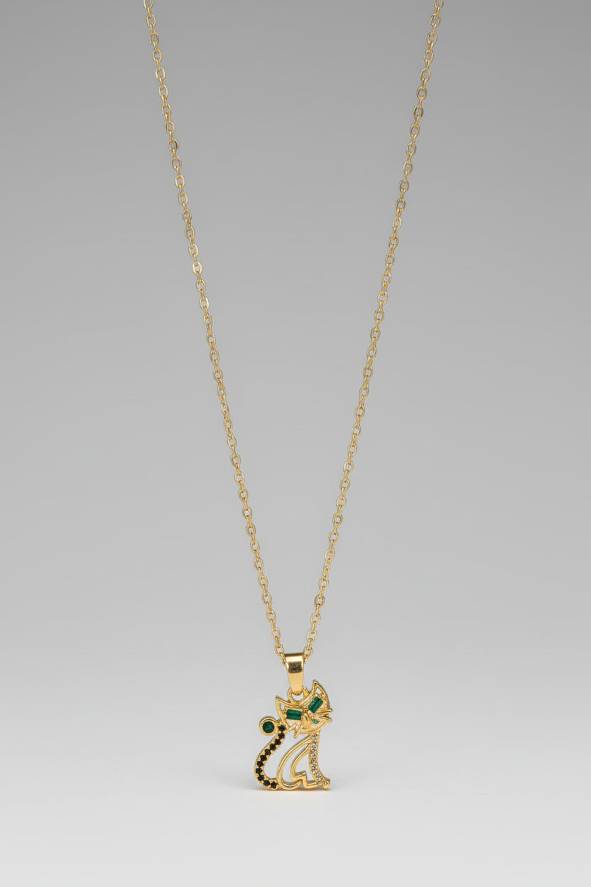 Cat Charm Necklace