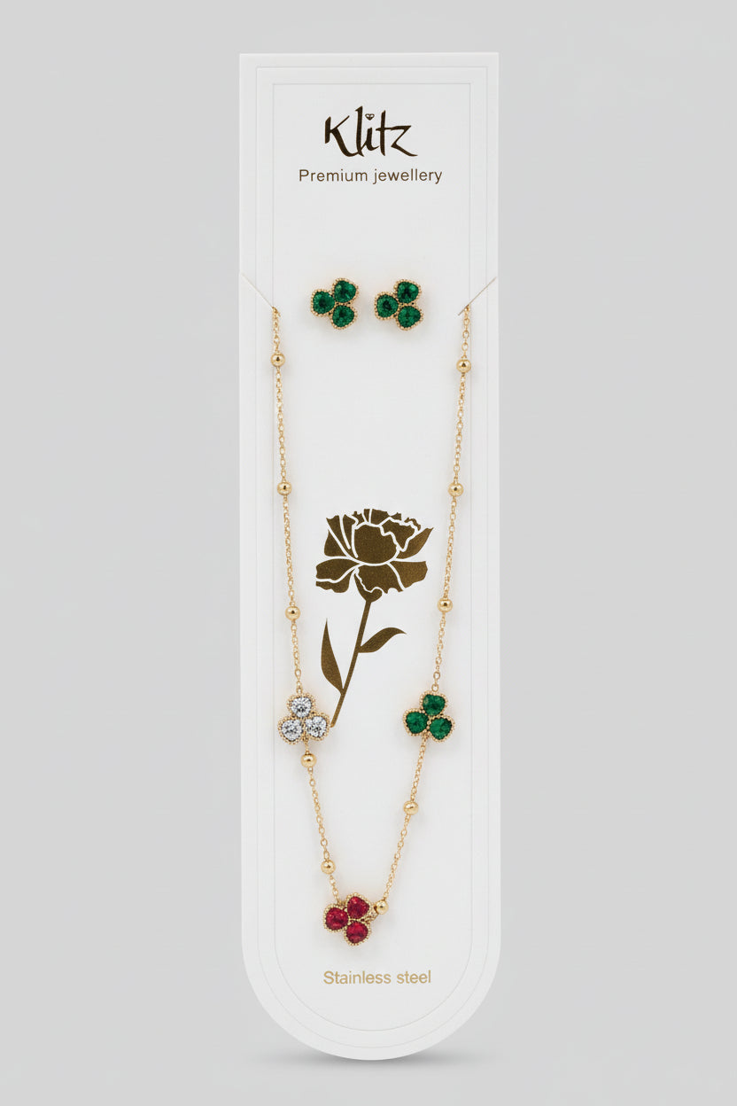 3 Heart Shaped Jewellery set