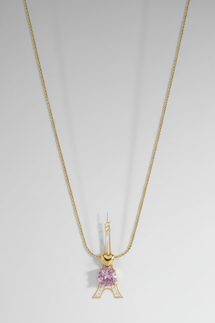Pink Diamond Necklace