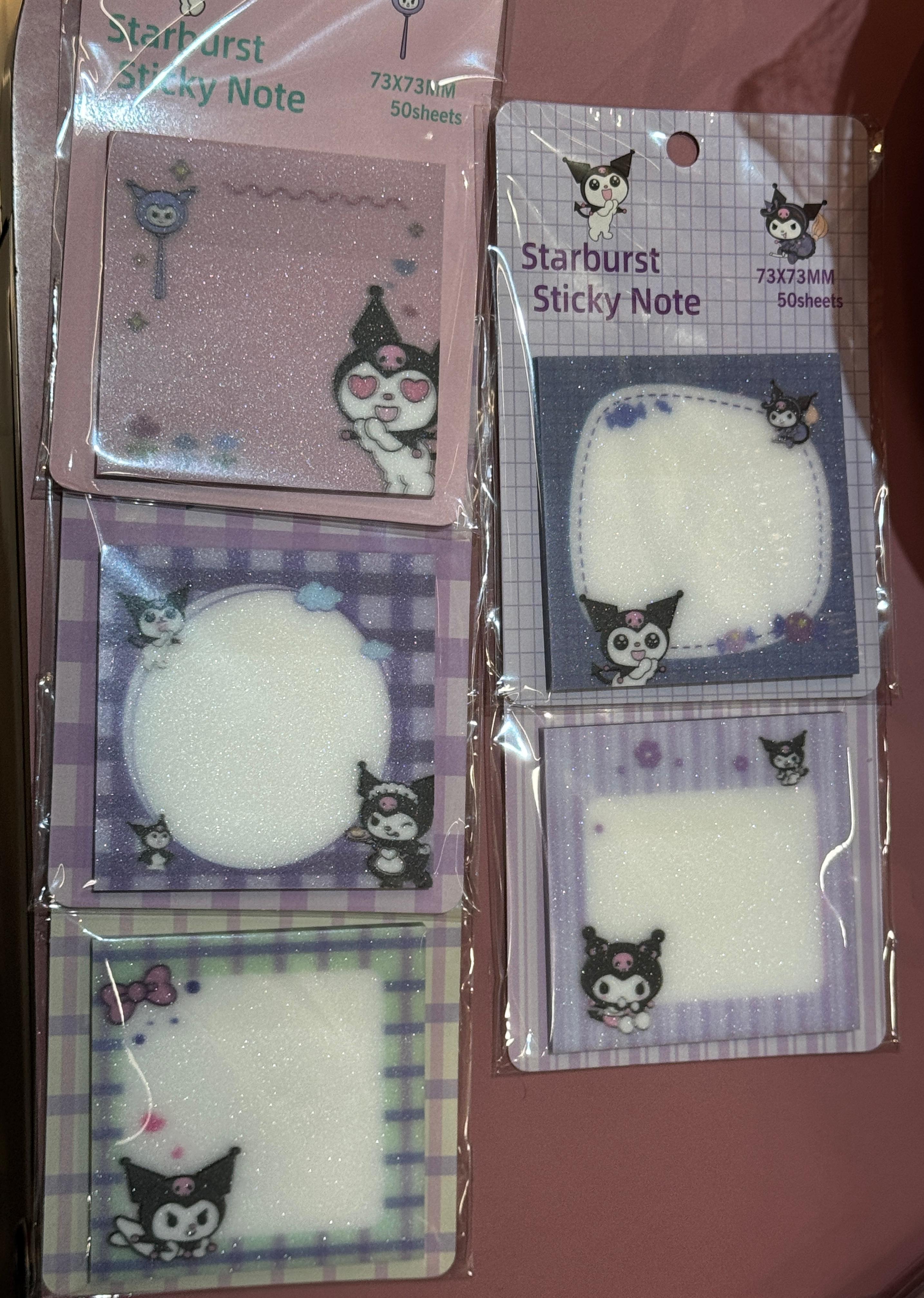 Starburst Kuromi Sticky Note