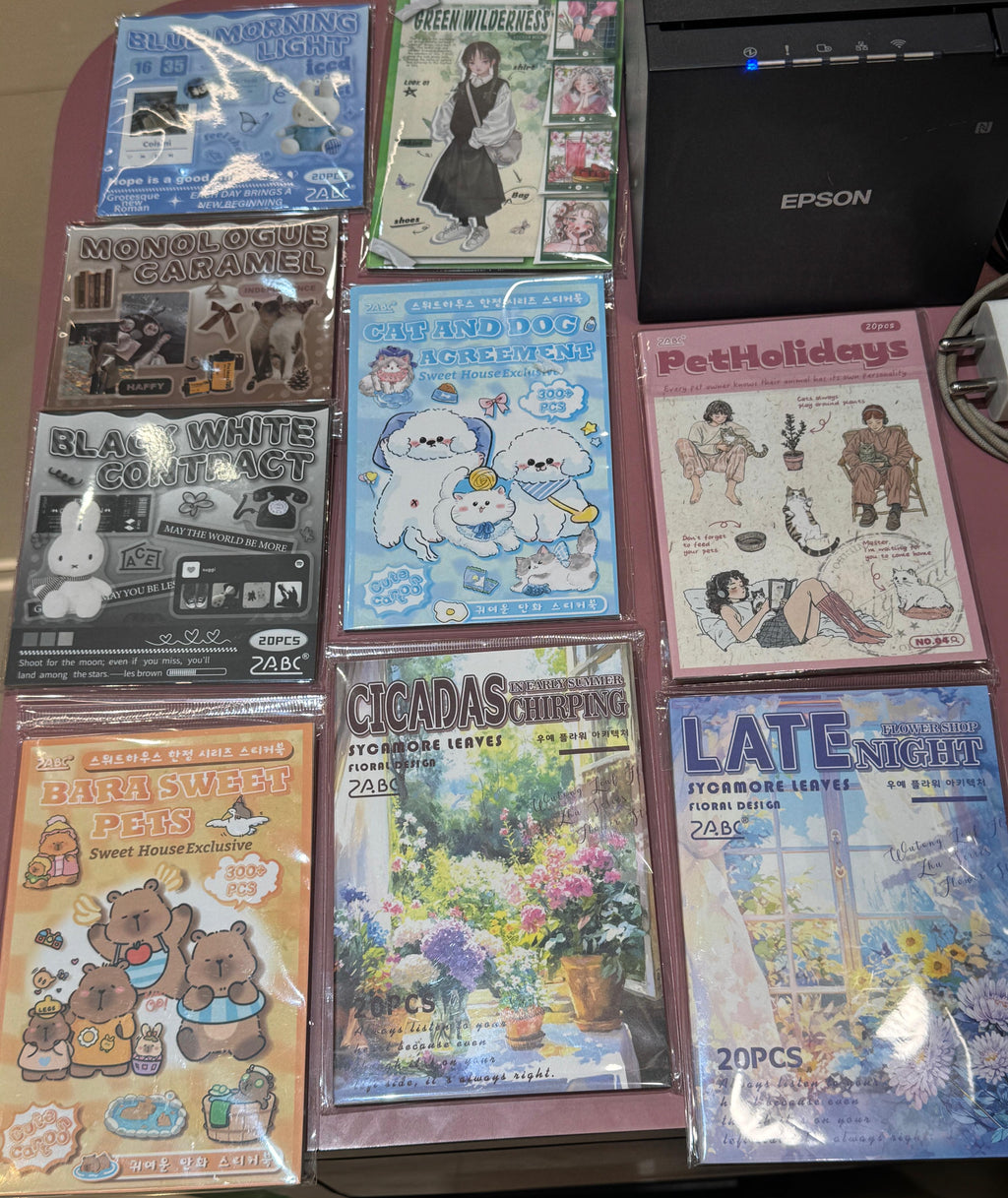 20 {Pcs} Stickers Book