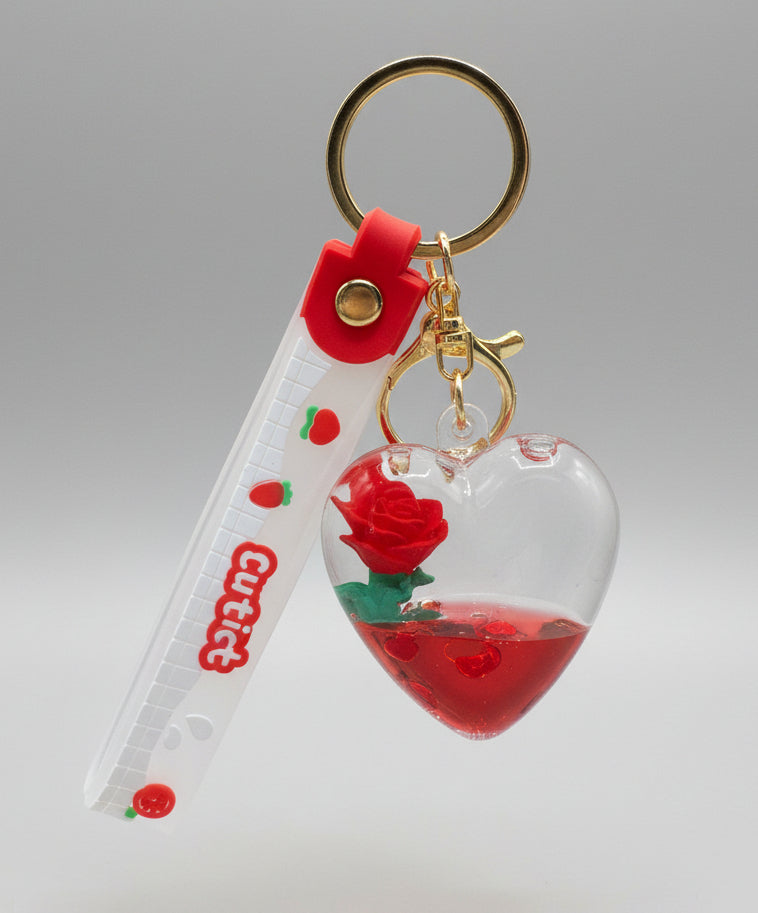 Valentine Water Keychain