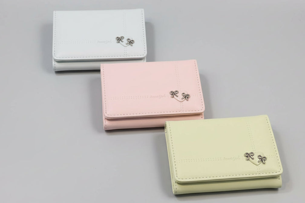 Korean Heart Trifold Wallet