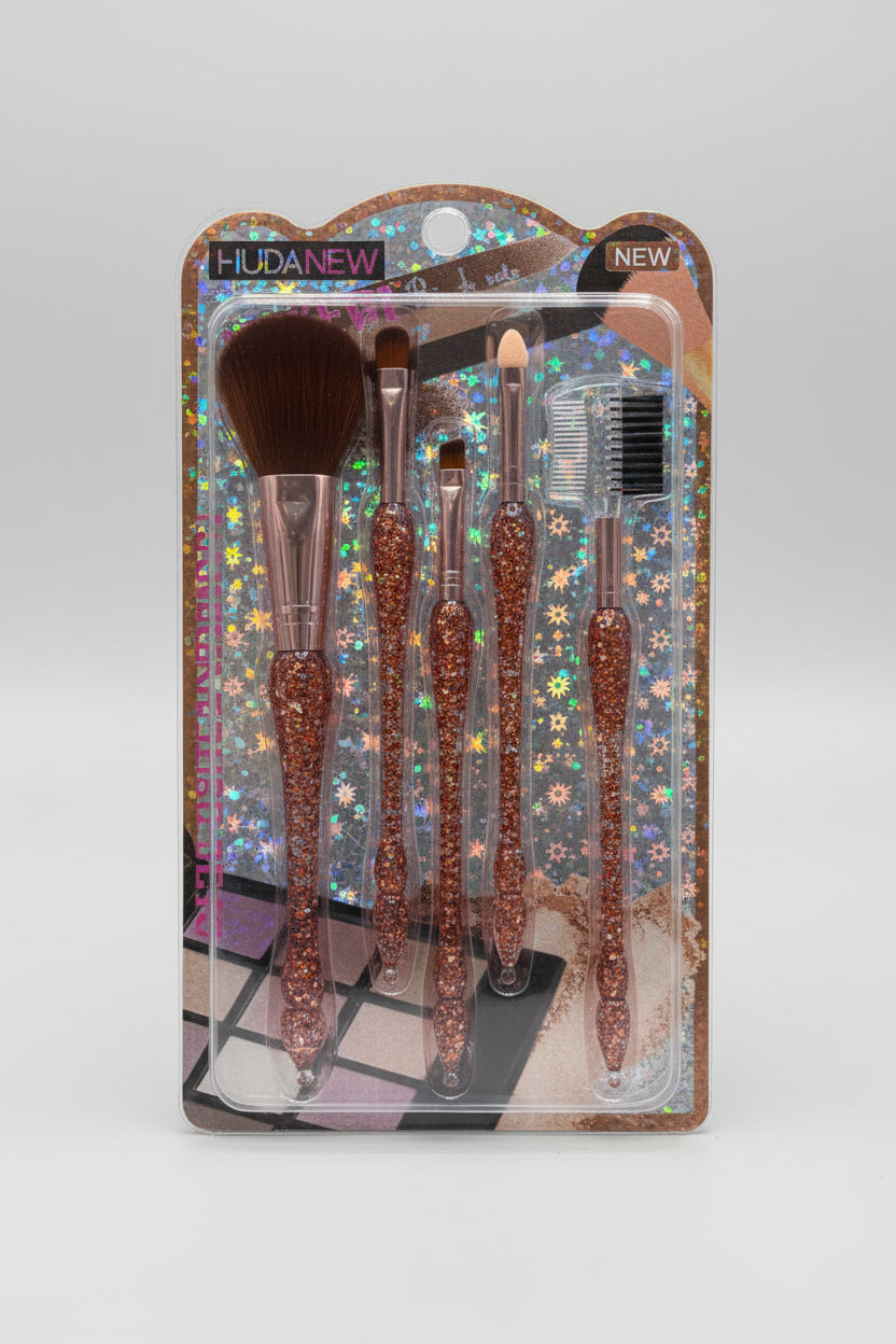 Huda New Makeup Brush Set Of 5