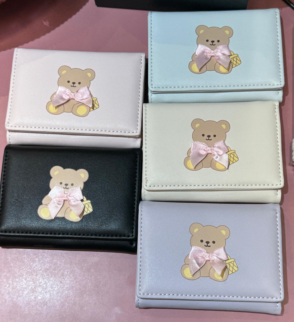 Teddy With Bow Wallet