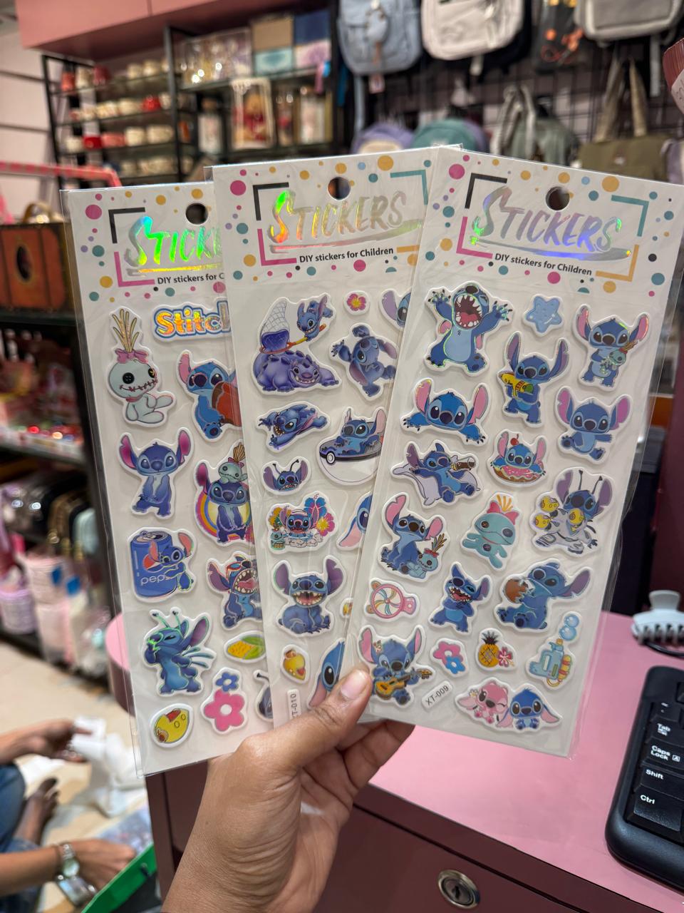 Stitch DIY Stickers