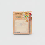 Cute Creamy Bear Sticky Note With Pen