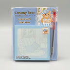 Cute Creamy Bear Sticky Note With Pen
