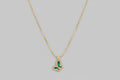 Green Butterfly Pendant Necklace
