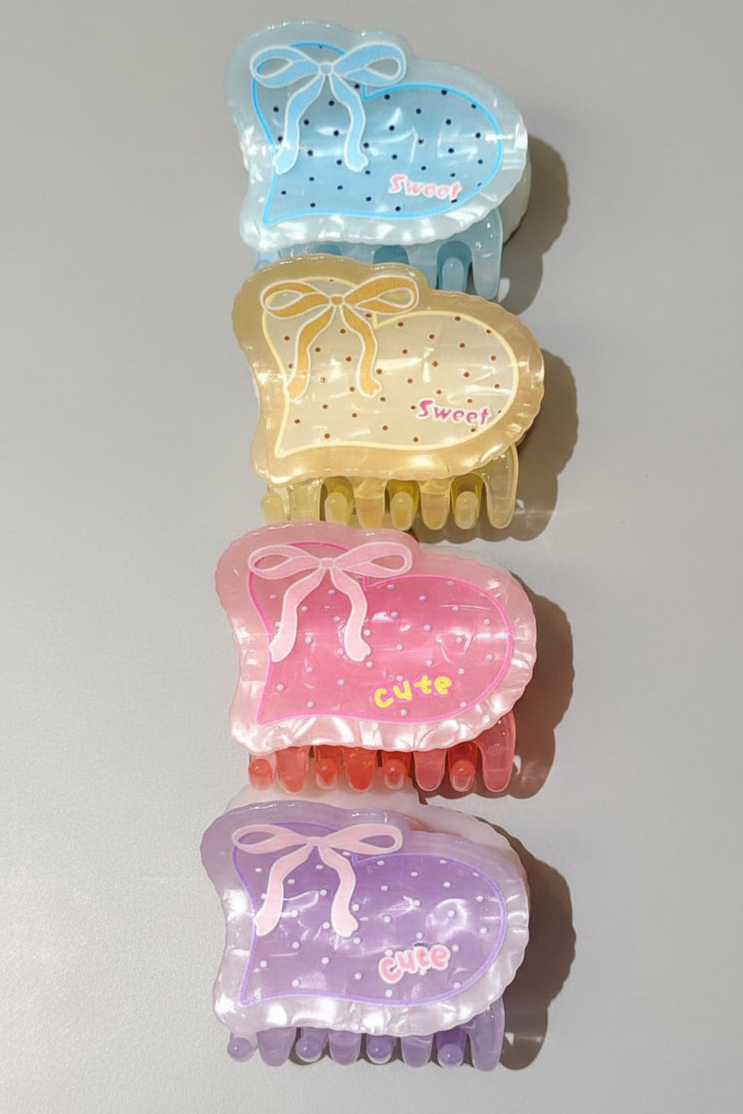Bow cute claw clips