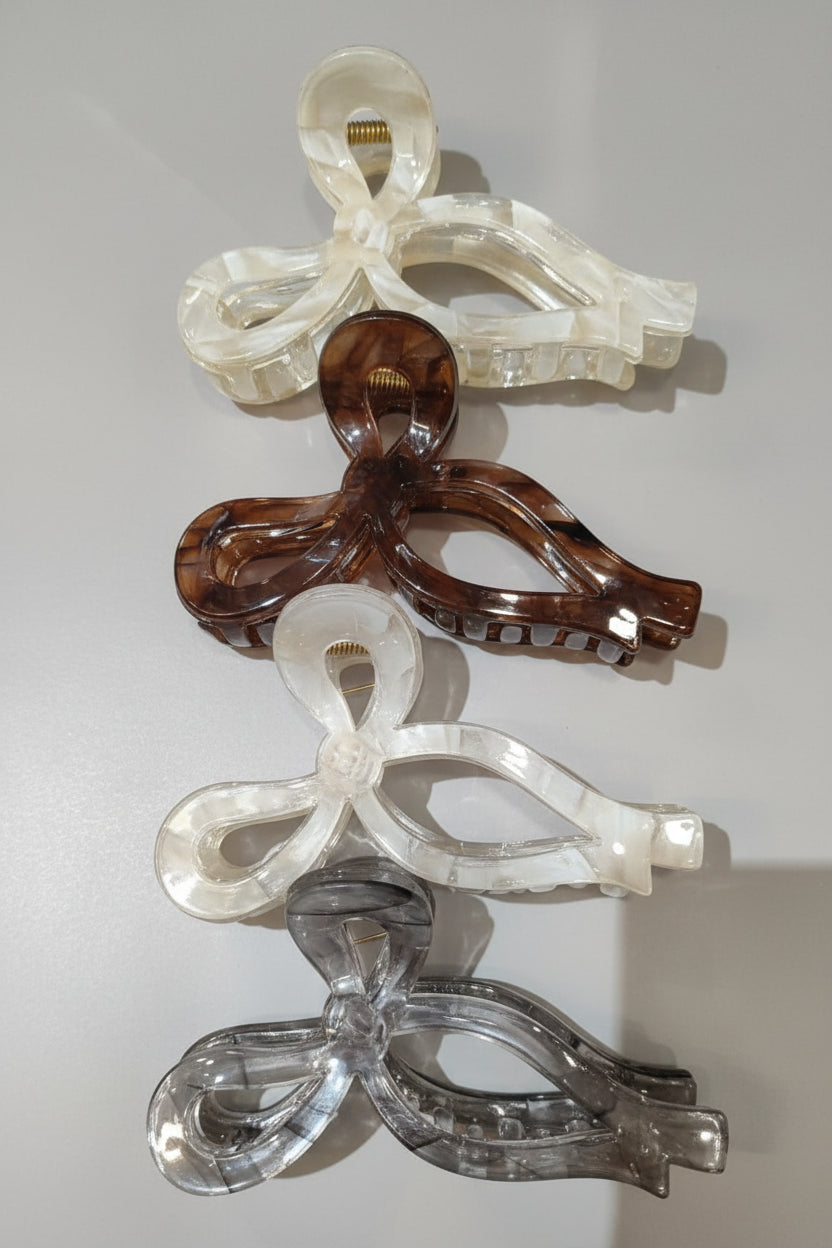 Bow big claw clips