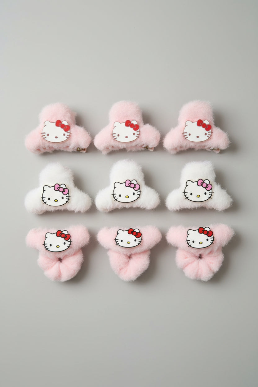 hello kitty claw clips