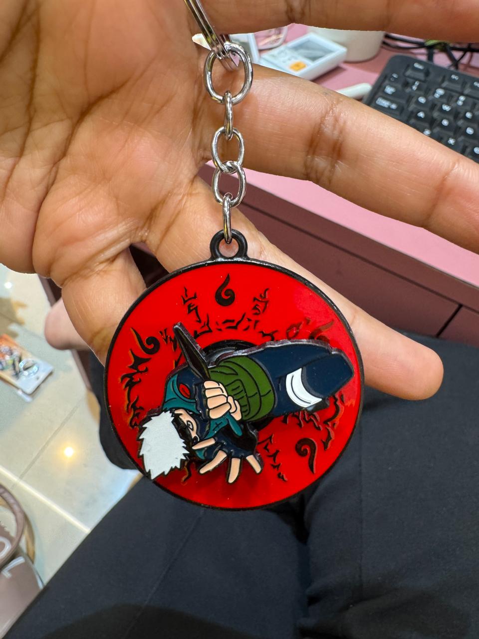 Kakashi Spinner Keychain