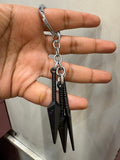 3 Katana Keychain