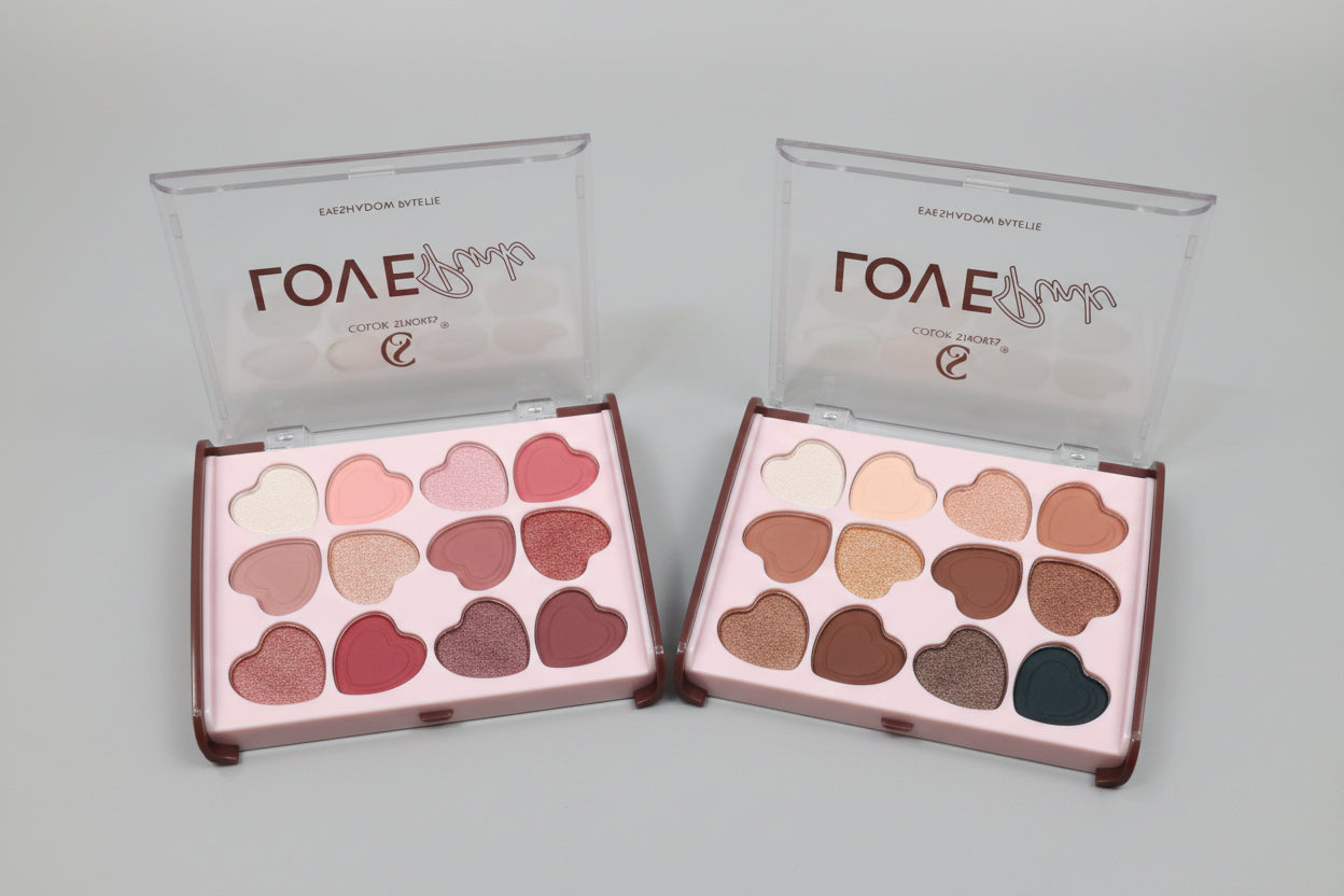 Heart Shaped Eyeshadow Palate
