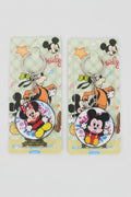 MICKY & MINI SPINNER KEYCHIN