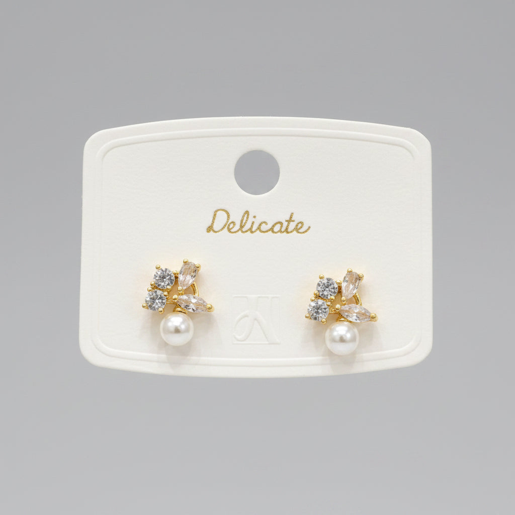 White Earring