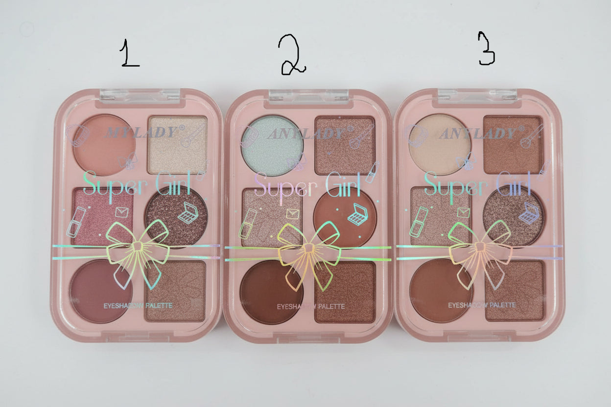 Cute Compact Bow Eyeshadow Palate